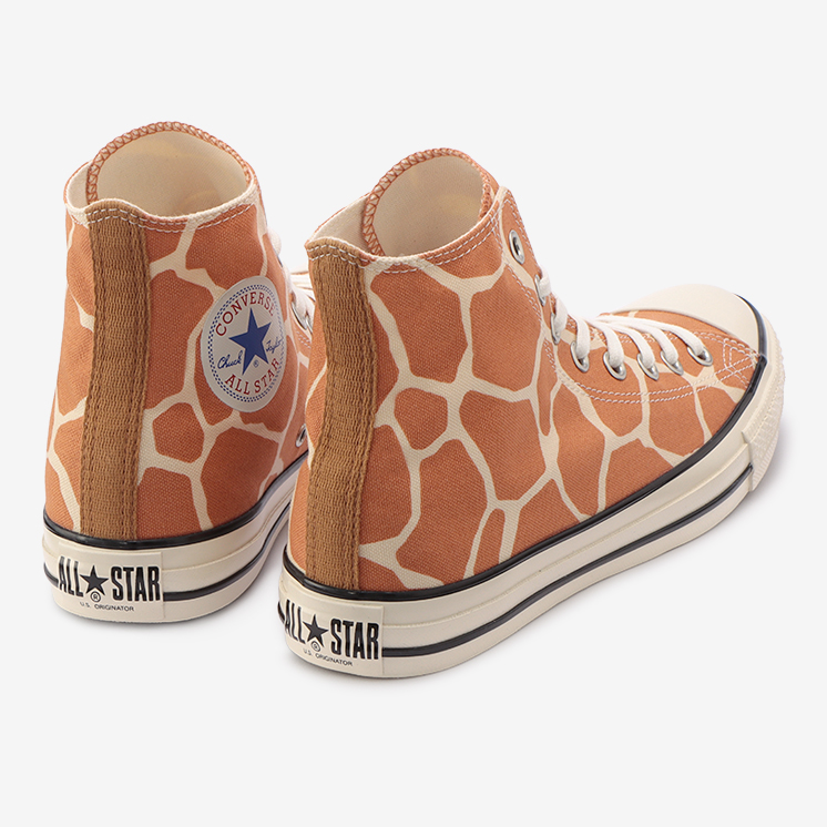 3/25 発売！1987年のアーカイブからジラフ柄を採用した CONVERSE ALL STAR US GIRAFFESPOT OX/HI (コンバース オールスター US ジラフスポット)