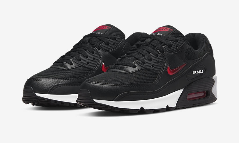 2022年 発売予定！ナイキ エア マックス 90 “ジュエルスウッシュ/ブラック/レッド” (NIKE AIR MAX 90 “Jewel Swoosh/Black/Red”) [DV3503-001]