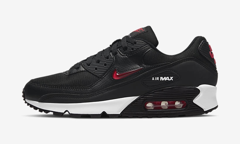 2022年 発売予定！ナイキ エア マックス 90 “ジュエルスウッシュ/ブラック/レッド” (NIKE AIR MAX 90 “Jewel Swoosh/Black/Red”) [DV3503-001]