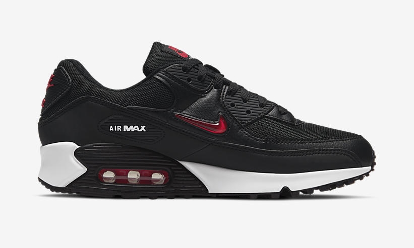 2022年 発売予定！ナイキ エア マックス 90 “ジュエルスウッシュ/ブラック/レッド” (NIKE AIR MAX 90 “Jewel Swoosh/Black/Red”) [DV3503-001]