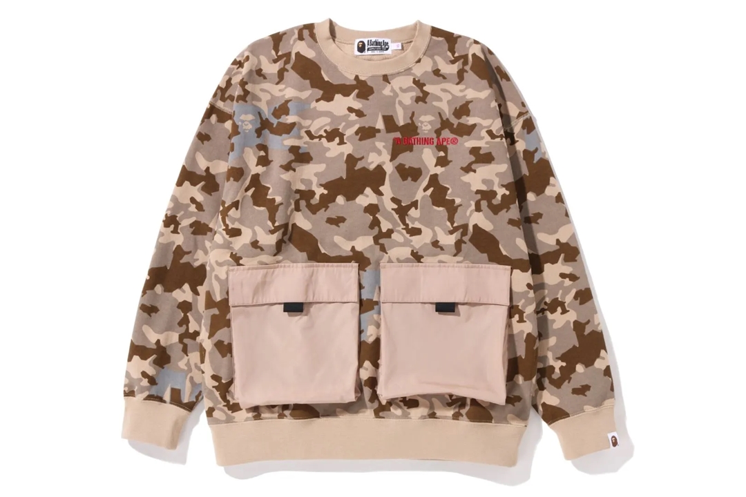 A BATHING APE “DESERT CAMO”をアップデートした”SAND CAMO COLLECTION”が3/4、3/5 発売 (ア ベイシング エイプ)