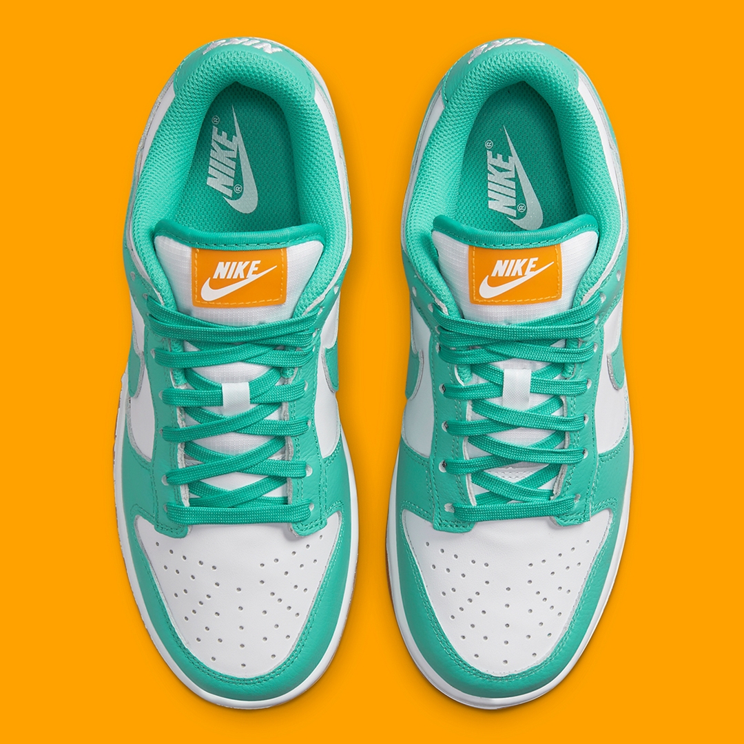 2022年 発売予定！ナイキ ダンク ロー “ホワイト/ターコイズ/オレンジ” (NIKE DUNK LOW “White/Turquoise/Orange”) [DV2190-100]