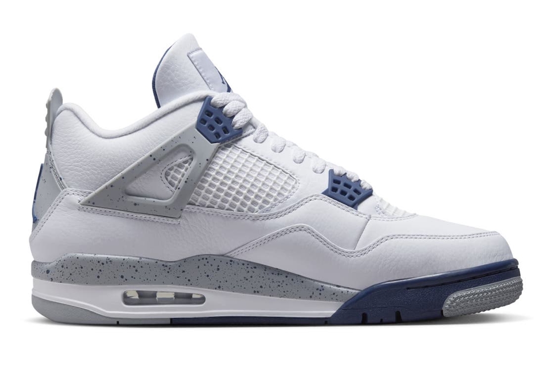 【国内 10/29 発売】ナイキ エア ジョーダン 4 レトロ “ホワイト/ミッドナイトネイビー” (NIKE AIR JORDAN 4 RETRO “White/Midnight Navy”) [DH6927-140]