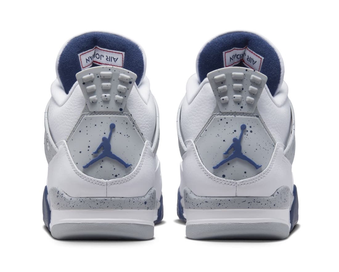 【国内 10/29 発売】ナイキ エア ジョーダン 4 レトロ “ホワイト/ミッドナイトネイビー” (NIKE AIR JORDAN 4 RETRO “White/Midnight Navy”) [DH6927-140]