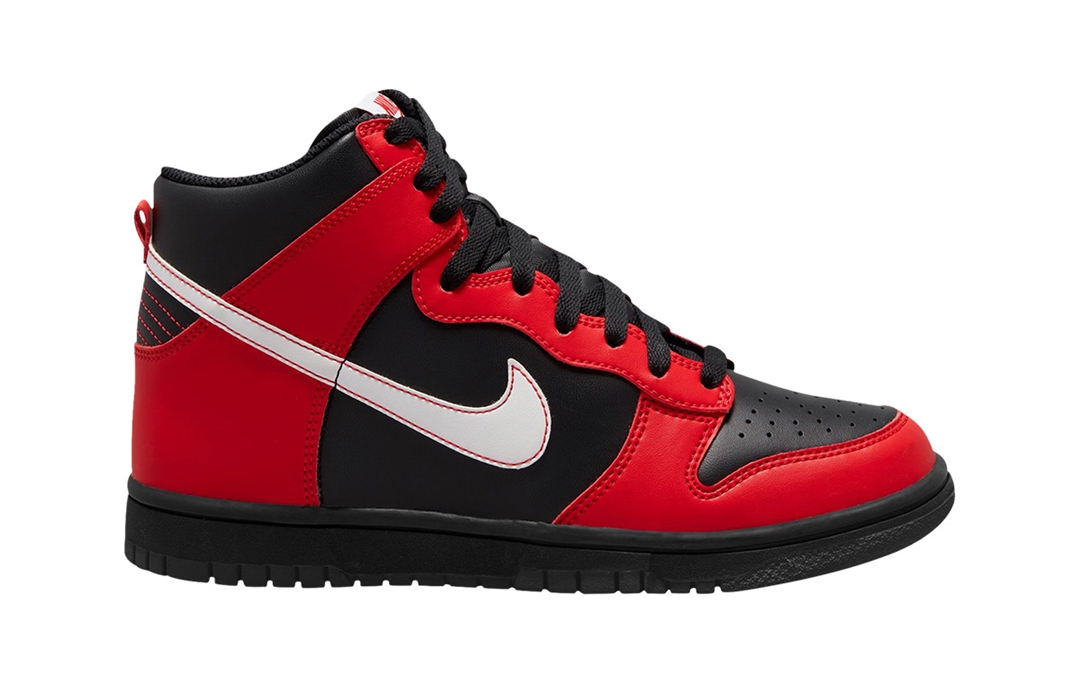 2022年 発売予定！ナイキ GS ダンク ハイ “ブラック/レッド” (NIKE GS DUNK HIGH “Black/Red”) [DB2179-003]