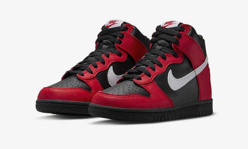 2022年 発売予定！ナイキ GS ダンク ハイ "ブラック/レッド" (NIKE GS DUNK HIGH "Black/Red") [DB2179-003]