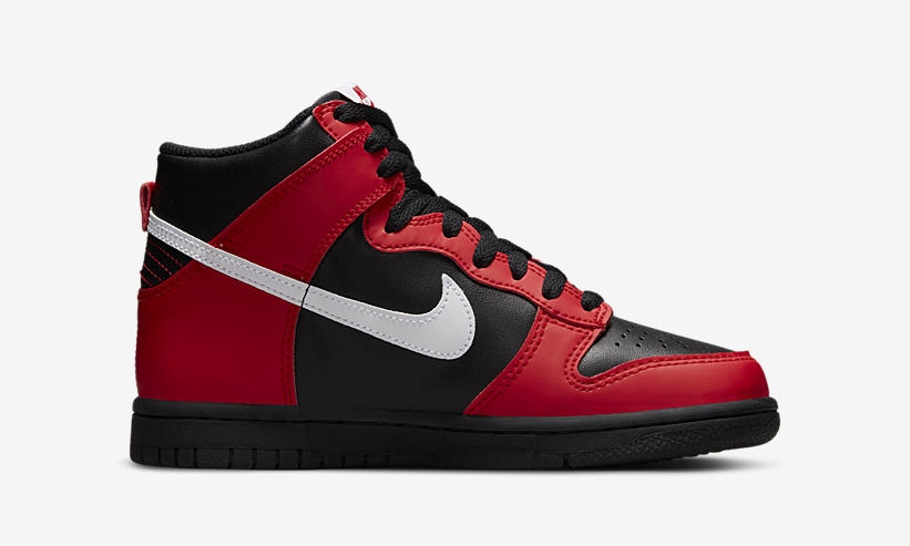 2022年 発売予定！ナイキ GS ダンク ハイ “ブラック/レッド” (NIKE GS DUNK HIGH “Black/Red”) [DB2179-003]