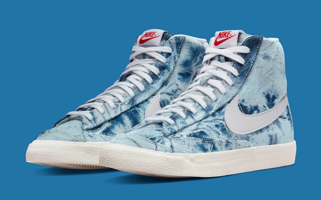 海外 4/20 発売予定！ナイキ ウィメンズ ブレーザー ミッド “ウォッシュドデニム” (NIKE WMNS BLAZER MID “Washed Denim”) [DV2182-900]