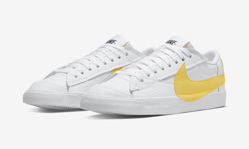 2022年 発売予定！ナイキ ブレーザー ロー ジャンボ “ホワイト/イエロー” (NIKE BLAZER LOW JUMBO “White/Yellow”) [DV3506-100]