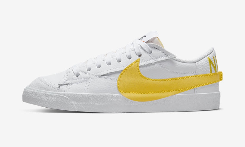 2022年 発売予定！ナイキ ブレーザー ロー ジャンボ “ホワイト/イエロー” (NIKE BLAZER LOW JUMBO “White/Yellow”) [DV3506-100]