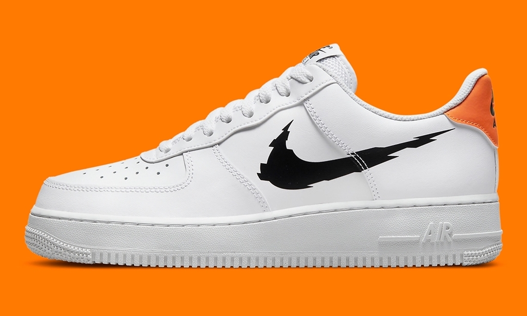 2022年 発売予定！ナイキ エア フォース 1 07 ロー "バーブ ワイヤー スウッシュ/ホワイト/オレンジ" (NIKE AIR FORCE 1 07 LOW “Barb Wire Swoosh/White/Orange”)