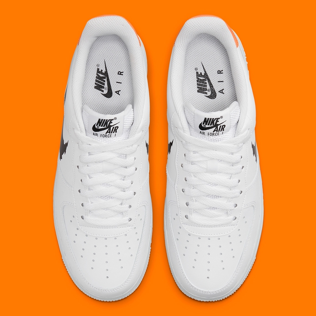 2022年 発売予定！ナイキ エア フォース 1 07 ロー “バーブ ワイヤー スウッシュ/ホワイト/オレンジ” (NIKE AIR FORCE 1 07 LOW “Barb Wire Swoosh/White/Orange”) [DV6483-100]