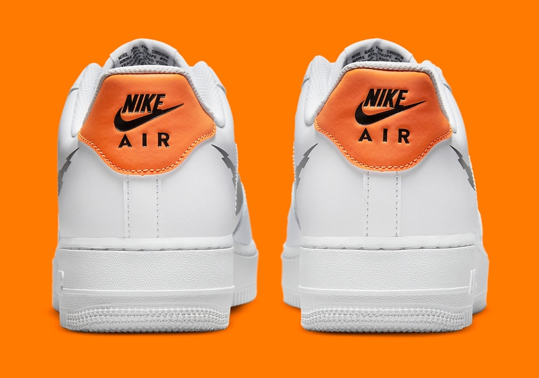 2022年 発売予定！ナイキ エア フォース 1 07 ロー “バーブ ワイヤー スウッシュ/ホワイト/オレンジ” (NIKE AIR FORCE 1 07 LOW “Barb Wire Swoosh/White/Orange”) [DV6483-100]