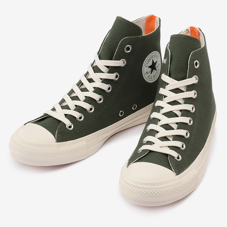 3/11 発売！ジッパーを踵に配した撥水キャンバスをアッパーに採用 CONVERSE ALL STAR 100 EC BACKZIP HI (コンバース オールスター 100 EC バックジップ HI)