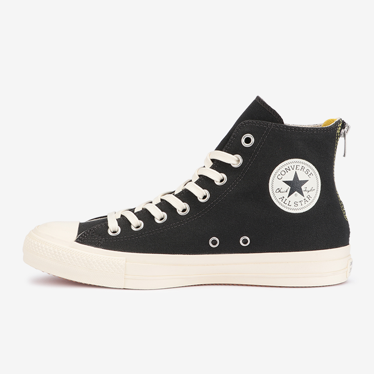 3/11 発売！ジッパーを踵に配した撥水キャンバスをアッパーに採用 CONVERSE ALL STAR 100 EC BACKZIP HI (コンバース オールスター 100 EC バックジップ HI)