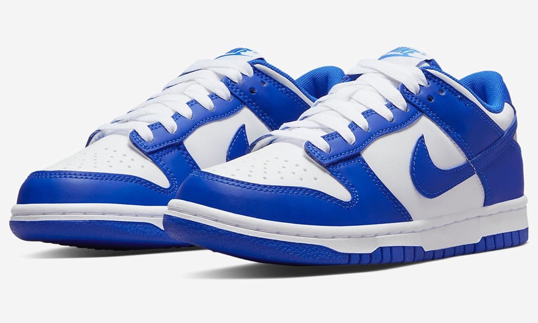 海外 6/28 発売予定！ナイキ GS ダンク ロー “ホワイト/レーザーブルー” (NIKE GS DUNK LOW “White/Racer Blue”) [DV7067-400]