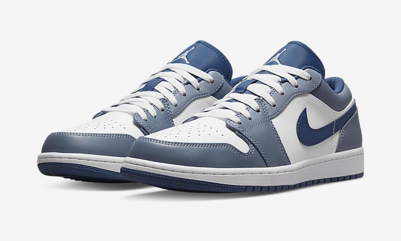 【国内 5/5 発売予定】ナイキ エア ジョーダン 1 ロー “ホワイト/スティールブルー” (NIKE AIR JORDAN 1 LOW “White/Steel Blue”) [553558-414/553560-414]