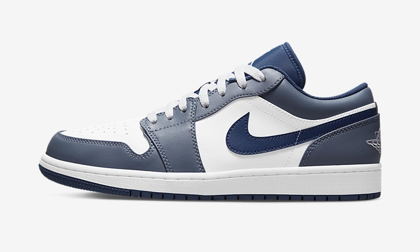 【国内 5/5 発売予定】ナイキ エア ジョーダン 1 ロー “ホワイト/スティールブルー” (NIKE AIR JORDAN 1 LOW “White/Steel Blue”) [553558-414/553560-414]