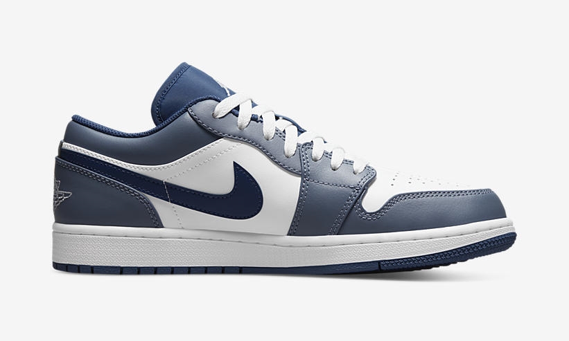 【国内 5/5 発売予定】ナイキ エア ジョーダン 1 ロー “ホワイト/スティールブルー” (NIKE AIR JORDAN 1 LOW “White/Steel Blue”) [553558-414/553560-414]