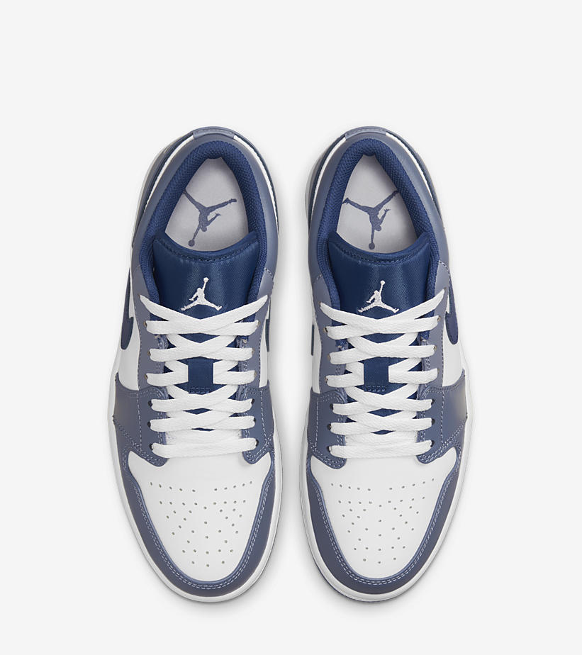 【国内 5/5 発売予定】ナイキ エア ジョーダン 1 ロー “ホワイト/スティールブルー” (NIKE AIR JORDAN 1 LOW “White/Steel Blue”) [553558-414/553560-414]