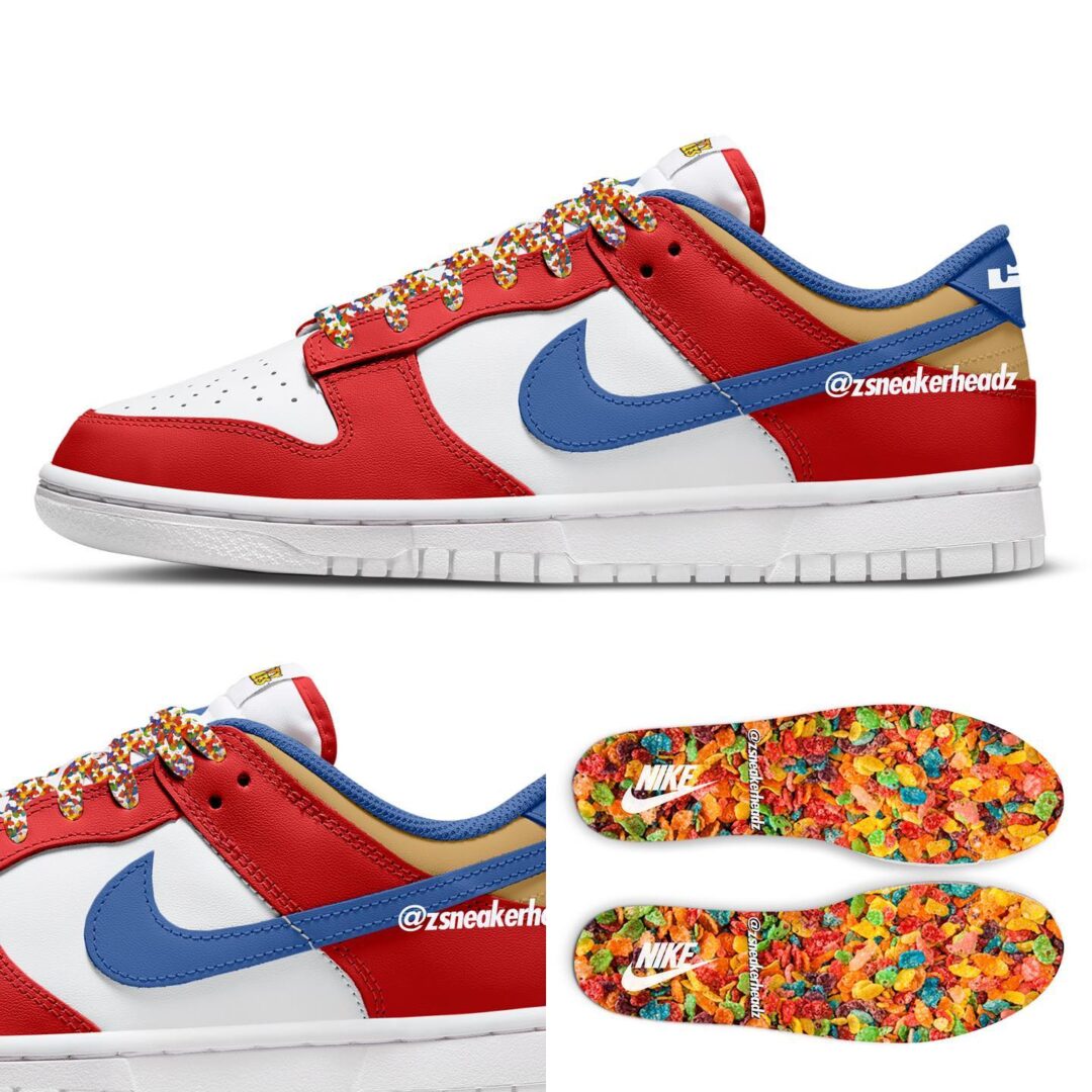 【国内 11/8 発売】ナイキ ダンク ロー × レブロン ジェームズ × フルーティー ペブルス (NIKE DUNK LOW LEBRON JAMES Fruity Pebbles) [DH8009-600]