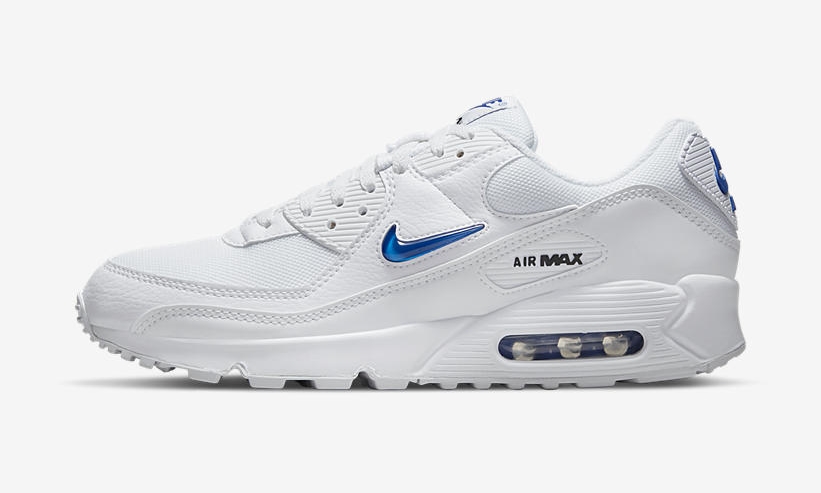 2022年 発売予定！ナイキ エア マックス 90 “ジュエルスウッシュ/ホワイト/ロイヤル” (NIKE AIR MAX 90 “Jewel Swoosh/White/Royal”) [DV3503-100]