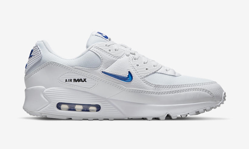 2022年 発売予定！ナイキ エア マックス 90 “ジュエルスウッシュ/ホワイト/ロイヤル” (NIKE AIR MAX 90 “Jewel Swoosh/White/Royal”) [DV3503-100]