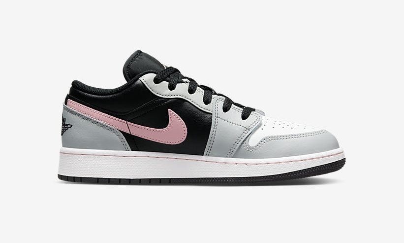 【国内 6/18 発売】ナイキ エア ジョーダン 1 ロー “グレー/ブラック/ピンク” (NIKE AIR JORDAN 1 LOW “Grey/Black/Pink”) [553558-062/553560-062]