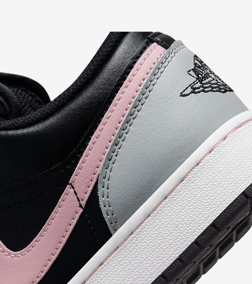 【国内 6/18 発売】ナイキ エア ジョーダン 1 ロー “グレー/ブラック/ピンク” (NIKE AIR JORDAN 1 LOW “Grey/Black/Pink”) [553558-062/553560-062]