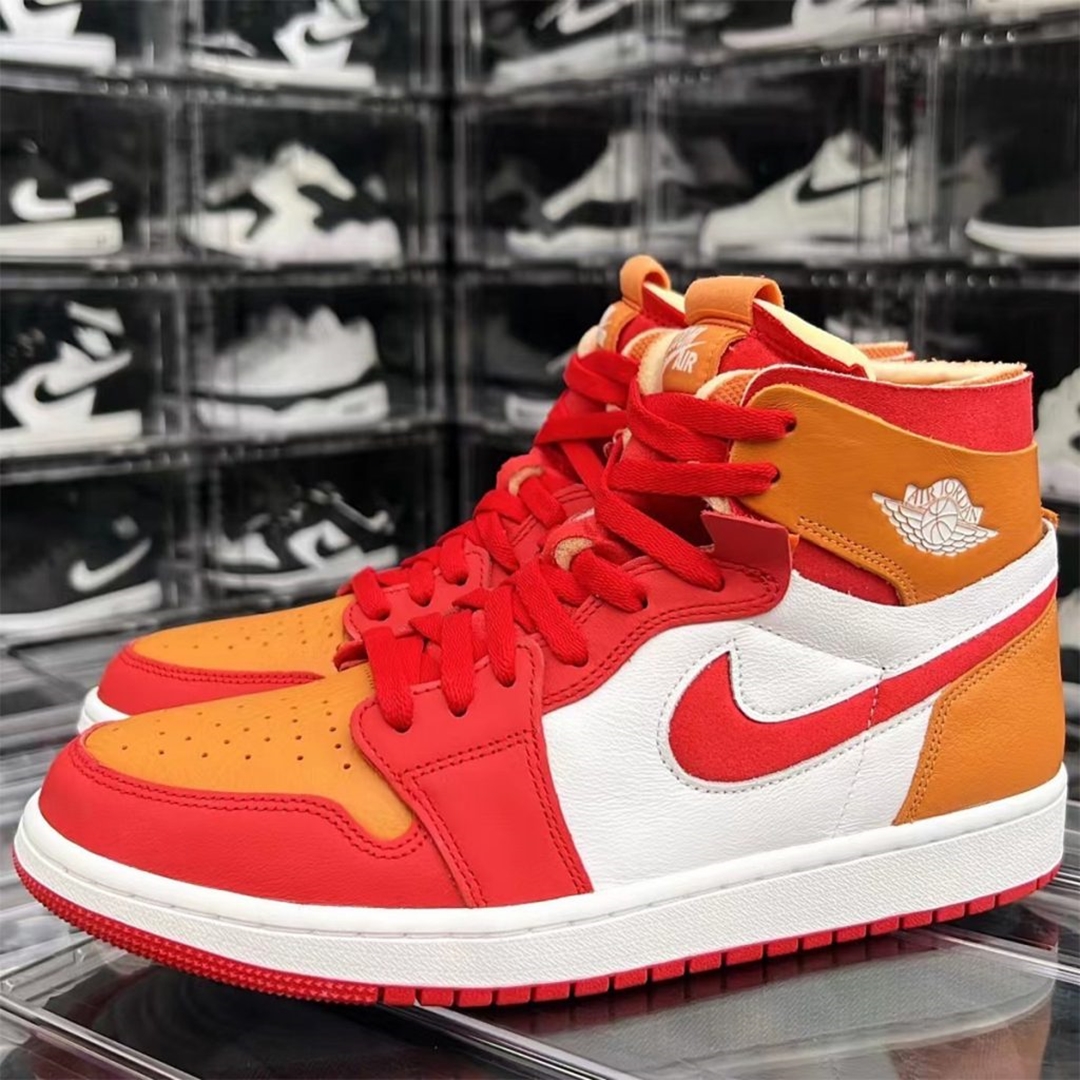 2022年 発売予定！ナイキ エア ジョーダン 1 ハイ ズーム “ホワイト/レッド/イエロー” (NIKE AIR JORDAN 1 HIGH ZOOM CMFT “Fire Red/Hot Curry”) [CT0979-603]