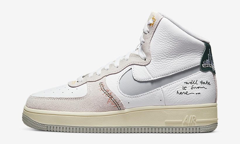 2022年 発売予定！ナイキ エア フォース 1 ハイ スカルプト “ウェル テイク イット フロム ヒア” (NIKE AIR FORCE 1 HIGH SCULPT “We’ll Take it From Here”) [DV2187-100]