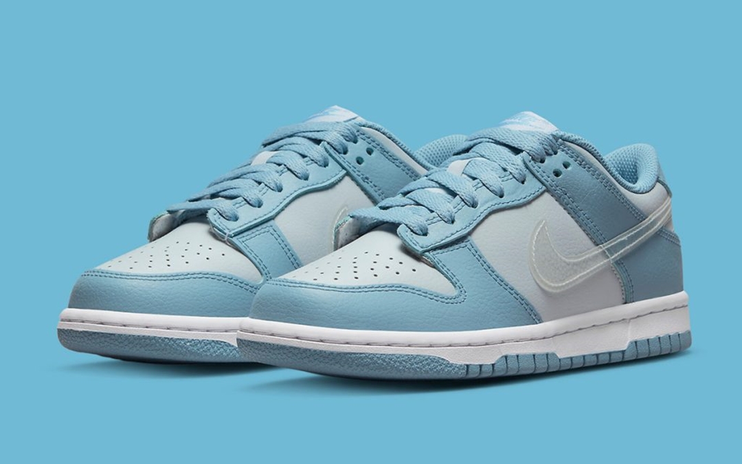 海外 4/11 発売予定！ナイキ GS ダンク ロー “TPU スウッシュ/オーラクリア” (NIKE GS DUNK LOW “TPU Swoosh/Aura Clear”) [DH9765-401]