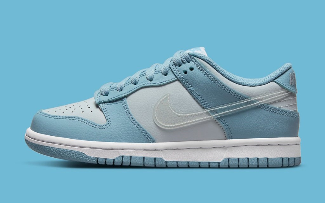 海外 4/11 発売予定！ナイキ GS ダンク ロー “TPU スウッシュ/オーラクリア” (NIKE GS DUNK LOW “TPU Swoosh/Aura Clear”) [DH9765-401]