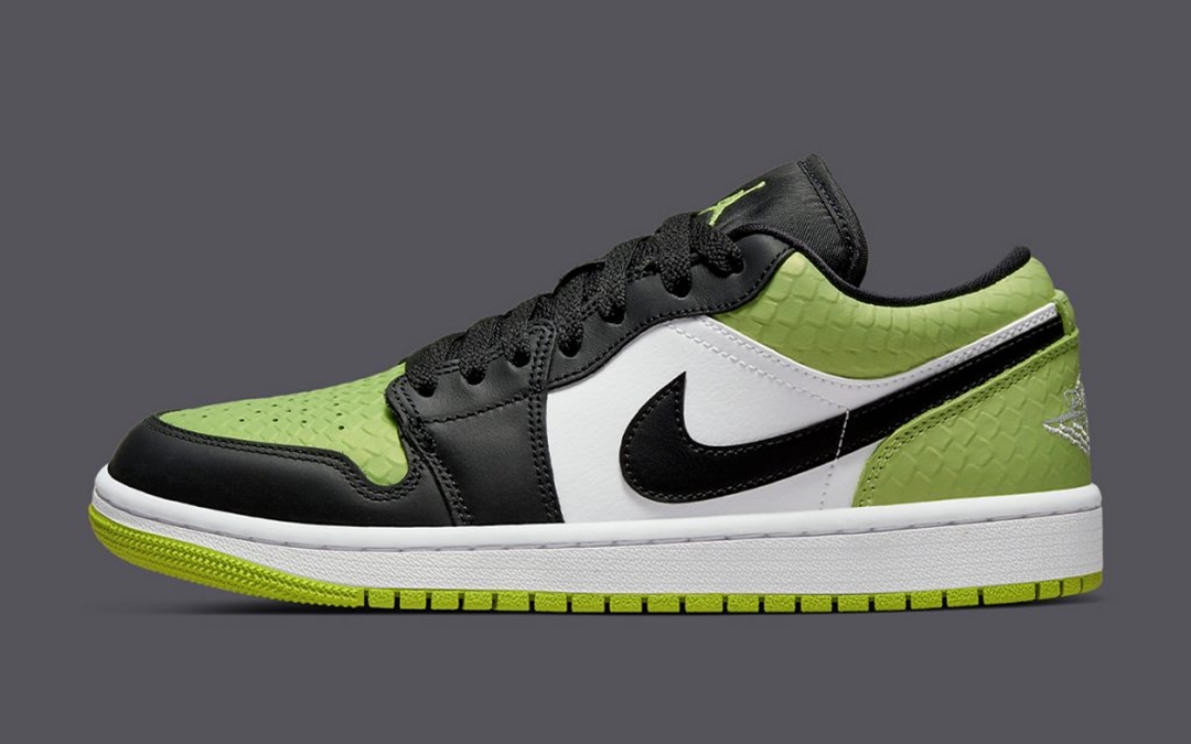 海外 4/15 発売！ナイキ エア ジョーダン 1 ロー “ビビッドグリーン/ブラック” (NIKE AIR JORDAN 1 LOW “Vivid Green/Black”) [DX4446-301]