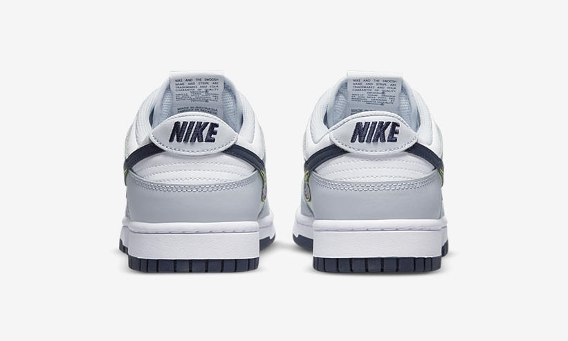 2022年 発売予定！ナイキ ダンク ロー “5スウッシュ/グレー/ホワイト” (NIKE DUNK LOW “Five Swoosh/Grey/White”) [DV6482-100]