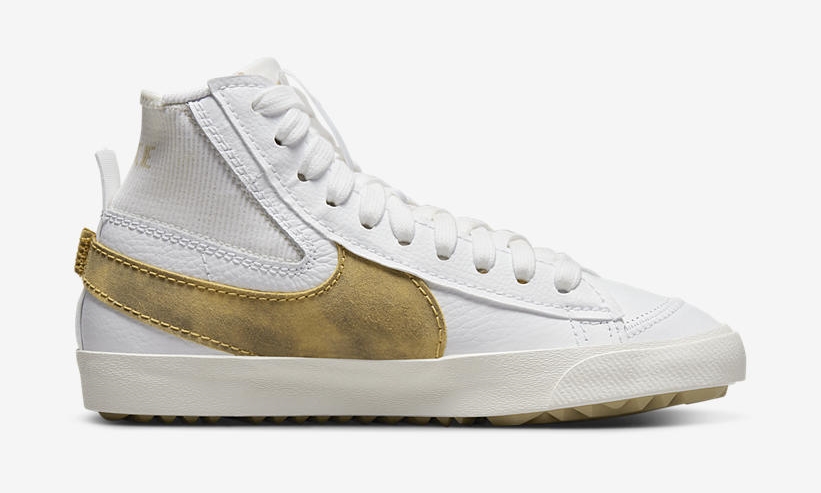 2022年 発売予定！ナイキ ブレーザー ミッド 77 ジャンボ “ホワイト/サンデッドゴールド” (NIKE BLAZER MID 77 JUMBO “White/Sanded Gold”) [DV6481-100]