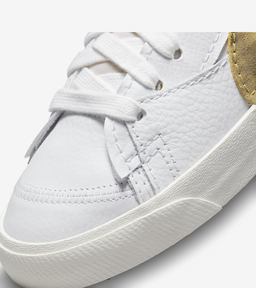2022年 発売予定！ナイキ ブレーザー ミッド 77 ジャンボ “ホワイト/サンデッドゴールド” (NIKE BLAZER MID 77 JUMBO “White/Sanded Gold”) [DV6481-100]