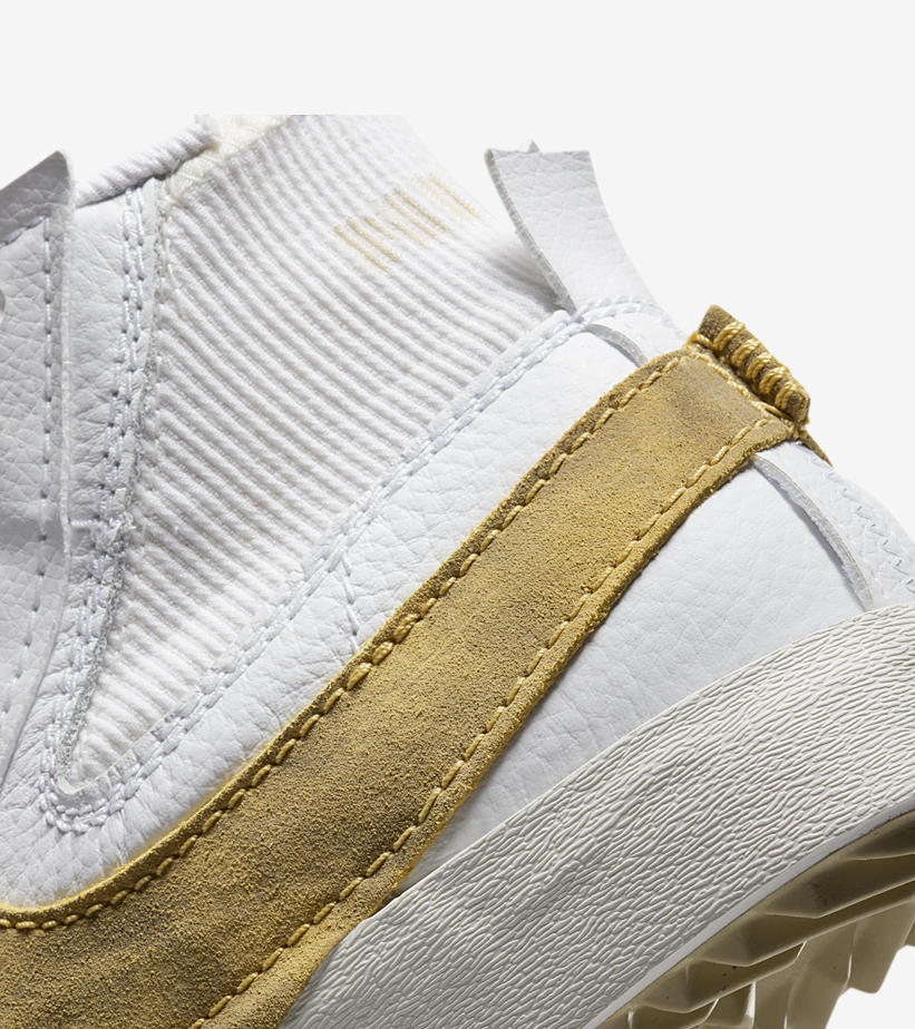 2022年 発売予定！ナイキ ブレーザー ミッド 77 ジャンボ “ホワイト/サンデッドゴールド” (NIKE BLAZER MID 77 JUMBO “White/Sanded Gold”) [DV6481-100]