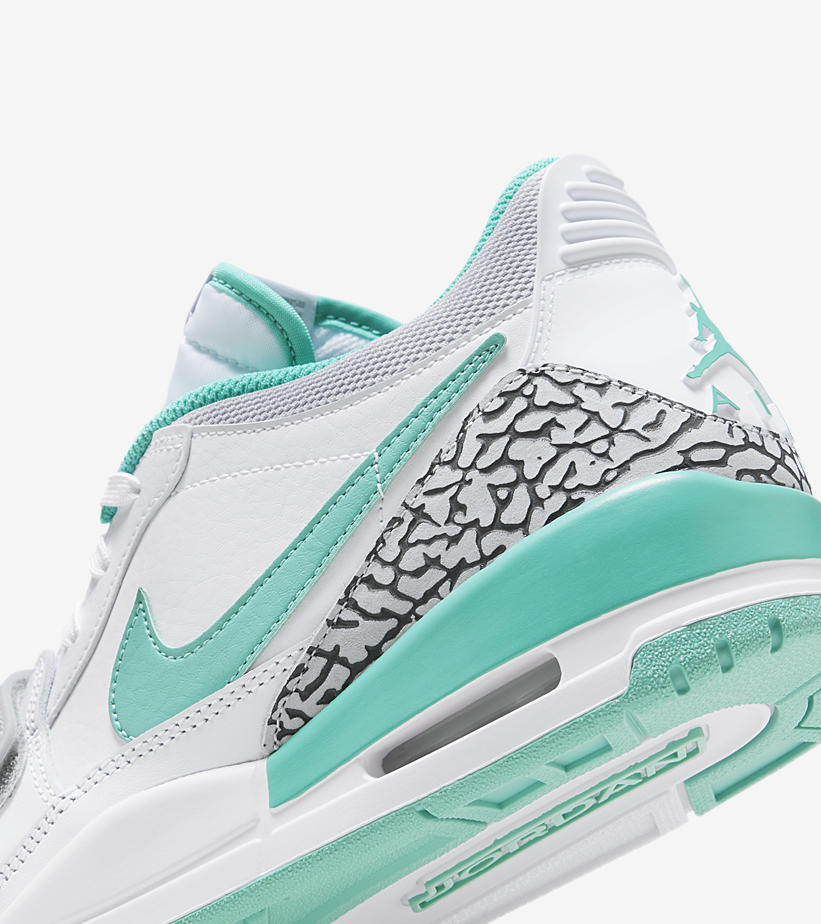 【国内 8/4 発売】ナイキ ジョーダン レガシー 312 ロー “ホワイト/ターコイズ” (NIKE JORDAN LEGACY 312 LOW “White/Turquoise”) [CD7069-130]