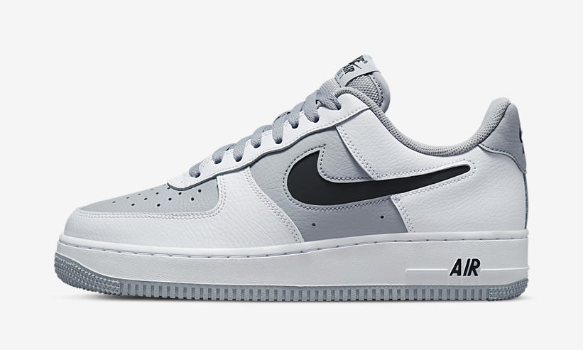 2022年 発売予定！ナイキ エア フォース 1 07 ロー “カットアウト スウッシュ/グレー/ホワイト” (NIKE AIR FORCE 1 07 LOW “Cutout Swoosh/Grey/White”) [DV3501-100]