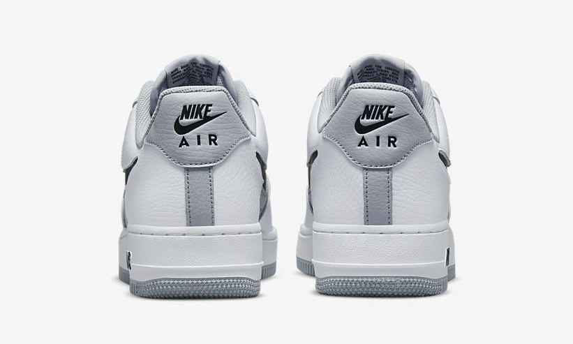 2022年 発売予定！ナイキ エア フォース 1 07 ロー “カットアウト スウッシュ/グレー/ホワイト” (NIKE AIR FORCE 1 07 LOW “Cutout Swoosh/Grey/White”) [DV3501-100]