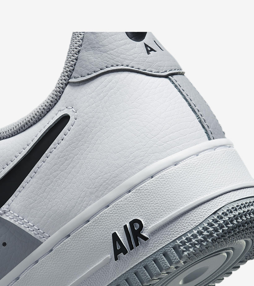 2022年 発売予定！ナイキ エア フォース 1 07 ロー “カットアウト スウッシュ/グレー/ホワイト” (NIKE AIR FORCE 1 07 LOW “Cutout Swoosh/Grey/White”) [DV3501-100]