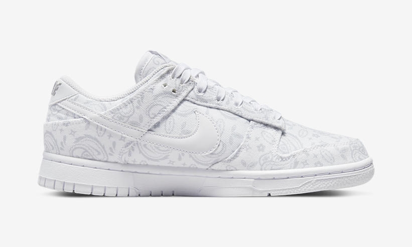 【国内 4/15 発売】ナイキ ダンク ロー “ホワイトペイズリー″ (NIKE DUNK LOW “Whtie Paisley”) [DJ9955-100]