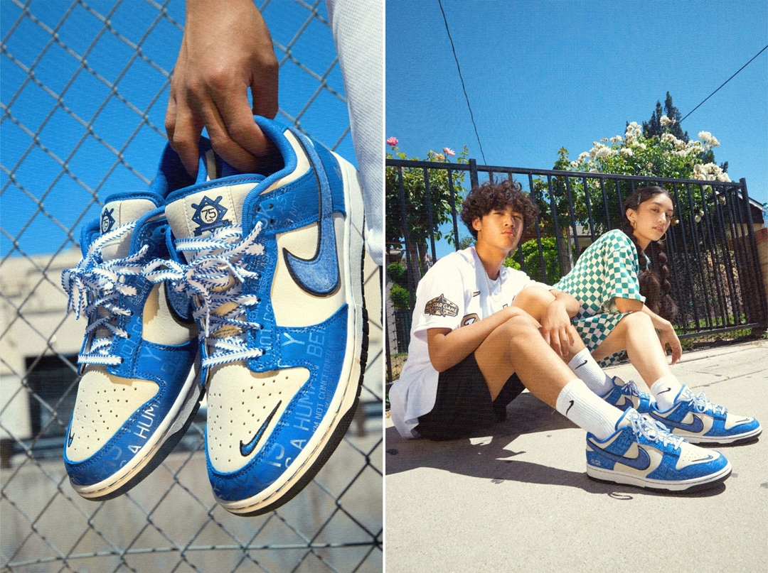 海外 7/19 発売予定！ナイキ ダンク ロー “ジャッキー・ロビンソン/ブレーキングバリア″ (NIKE DUNK LOW “Jackie Robinson/Breaking Barriers”) [DV2122-400]