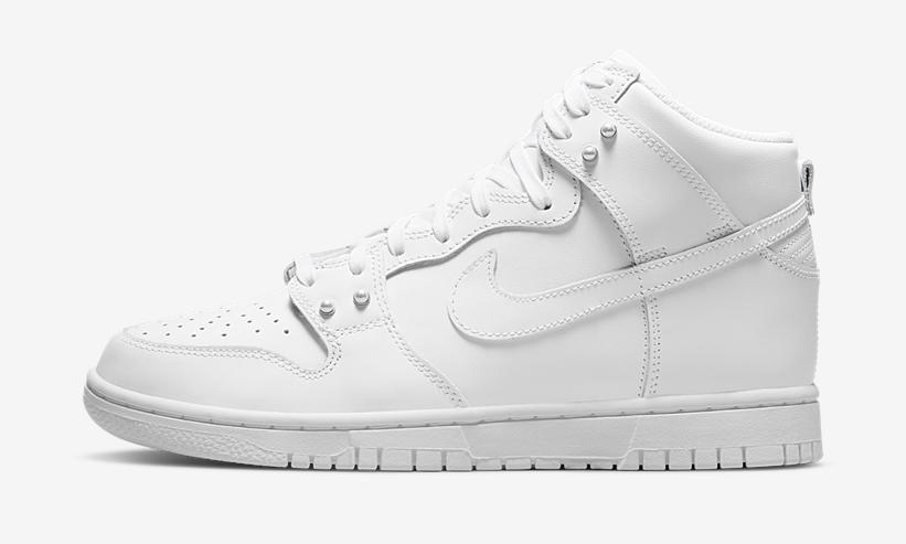 【国内 5/3 発売】ナイキ ダンク ハイ “パールスタッズ/ホワイト” (NIKE DUNK HIGH “Pearl Studs/White”) [DM7607-100]