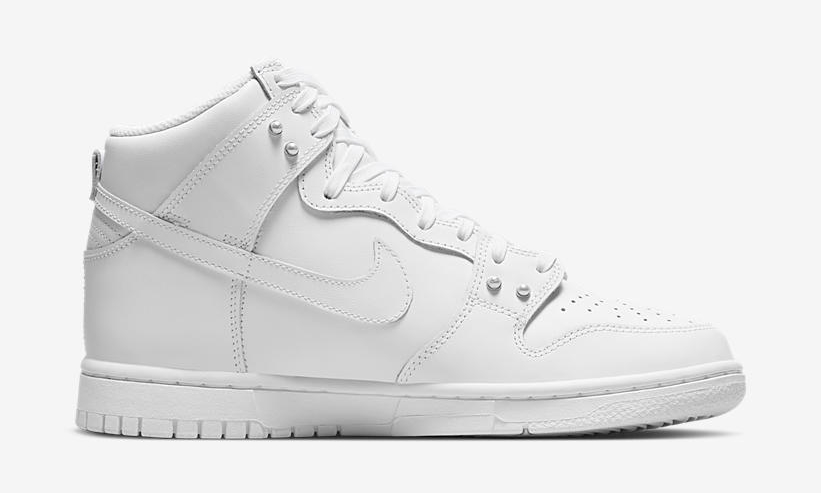 【国内 5/3 発売】ナイキ ダンク ハイ “パールスタッズ/ホワイト” (NIKE DUNK HIGH “Pearl Studs/White”) [DM7607-100]