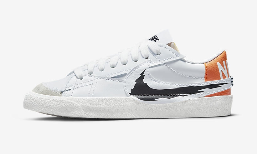 2022年 発売予定！ナイキ ブレーザー ロー 77 ジャンボ “ホワイト/マグマオレンジ” (NIKE BLAZER LOW 77 JUMBO “White/Magma Orange”) [DV6484-100]