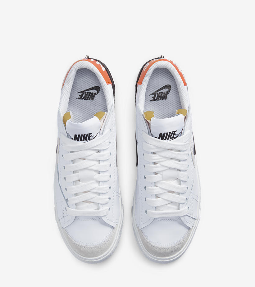 2022年 発売予定！ナイキ ブレーザー ロー 77 ジャンボ “ホワイト/マグマオレンジ” (NIKE BLAZER LOW 77 JUMBO “White/Magma Orange”) [DV6484-100]