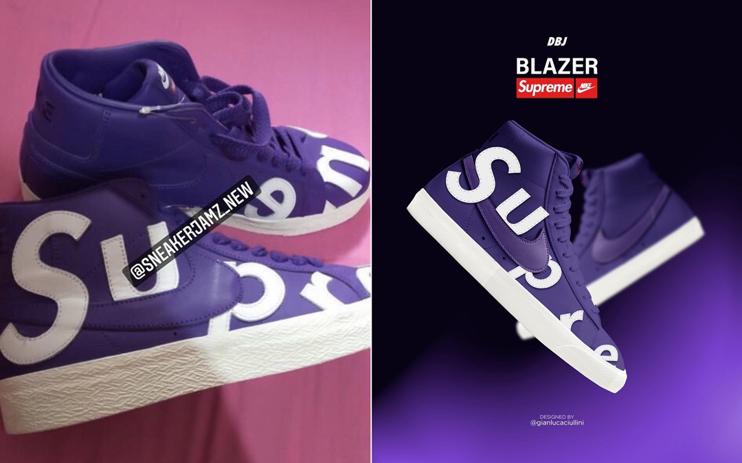 国内 9/10 発売予定！SUPREME x NIKE SB ZOOM BLAZER MID QS (シュプリーム ナイキ SB ズーム ブレーザー ミッド QS) [DV5078-001/DX8421-400]