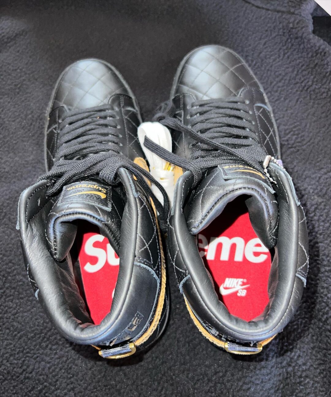 ナイキ ×シュプリーム SUPREME  22AW  SB ZOOM BLAZER MID QS2 DX8421-400 ズームブレーザーミッドクイックストライク2スニーカー メンズ 28.5cm